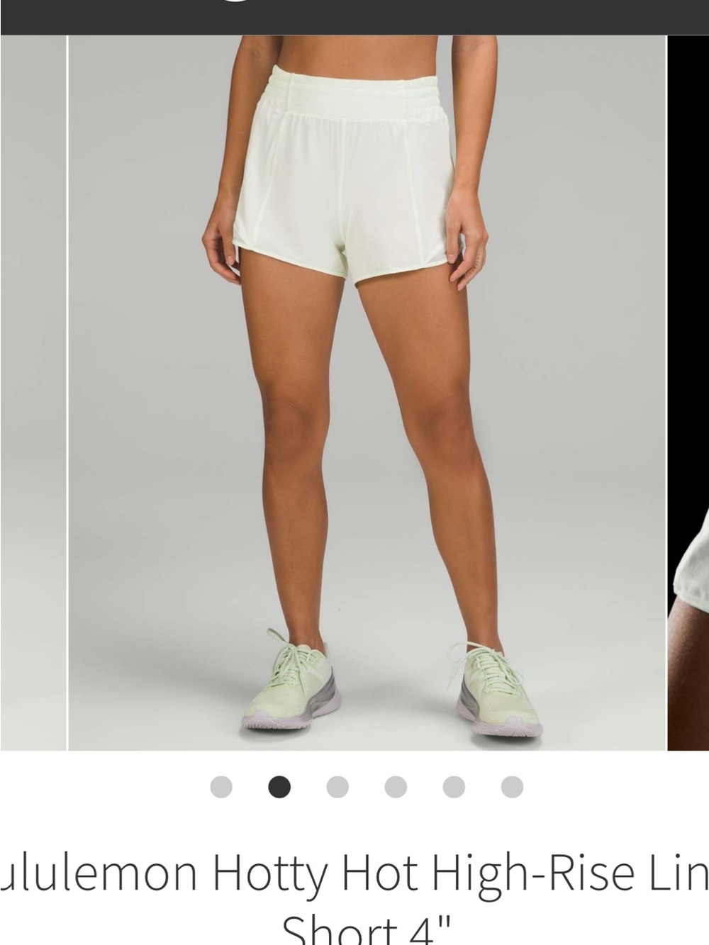 lululemon athletica Hotty Hot High-Rise Lined Shorts 4 inch Elixir size 10